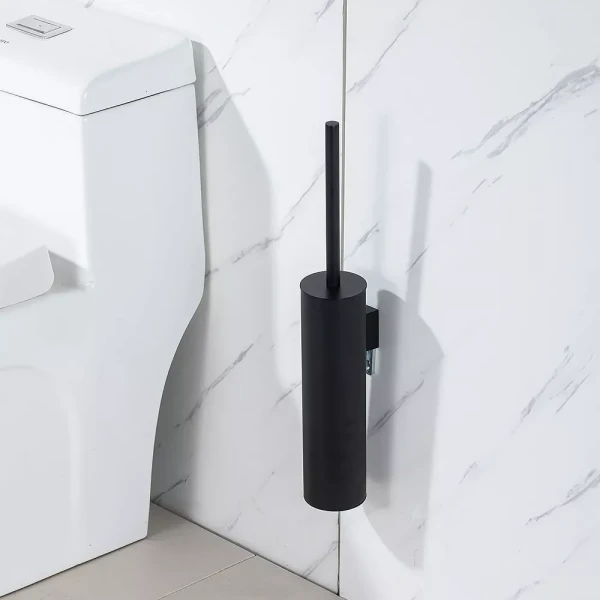 Ерш для унитаза GAPPO G903-6 настенный черный скрытого монтажа