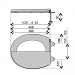Cидіння пластикове Krono Афіна {12}