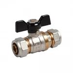 Кран шар д/мет.пл 20*20 ITAL нерозбірний {80/8}