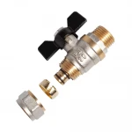 Кран шар д/мет.пл РЗ 16*1/2