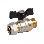 Кран шар д/мет.пл РЗ 16*1/2