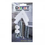 Кріплення DIRECT унітазу до підлоги кутове (прихованого монтажу) (СКІН7)