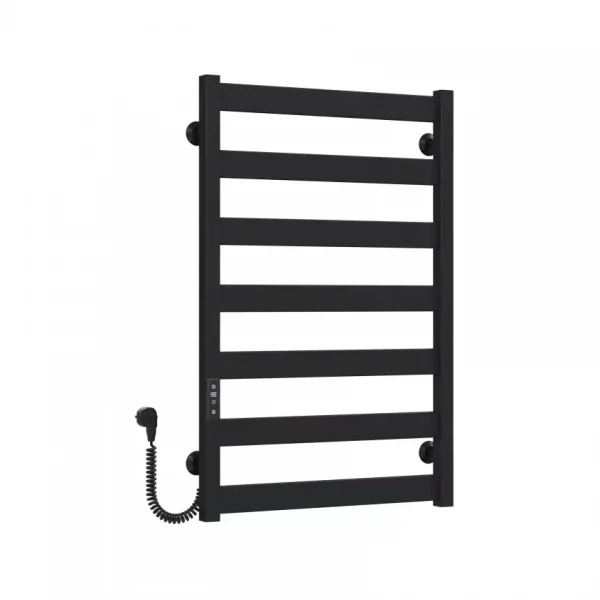 Полотенцесушитель электрический DEFFI Harmony П7 500x800 левый черный