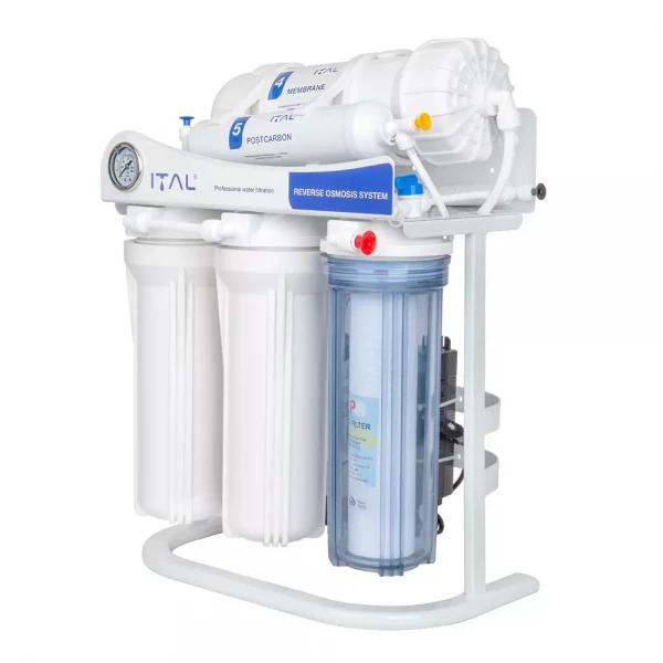Фильтр обратного осмоса ITAL IT-RO5-300P пятиступенчатая система очистки с насосом и мембраной 300 галлон