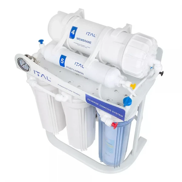 Фильтр обратного осмоса ITAL IT-RO5-300P пятиступенчатая система очистки с насосом и мембраной 300 галлон