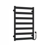 Полотенцесушитель электрический DEFFI Harmony JD04 500х800 черный с правым подключением.