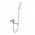 Смеситель для ванны WEZER PRO7A-02 однорычажный с длинным поворотным изливом нержавеющая сталь никелированный Ø35