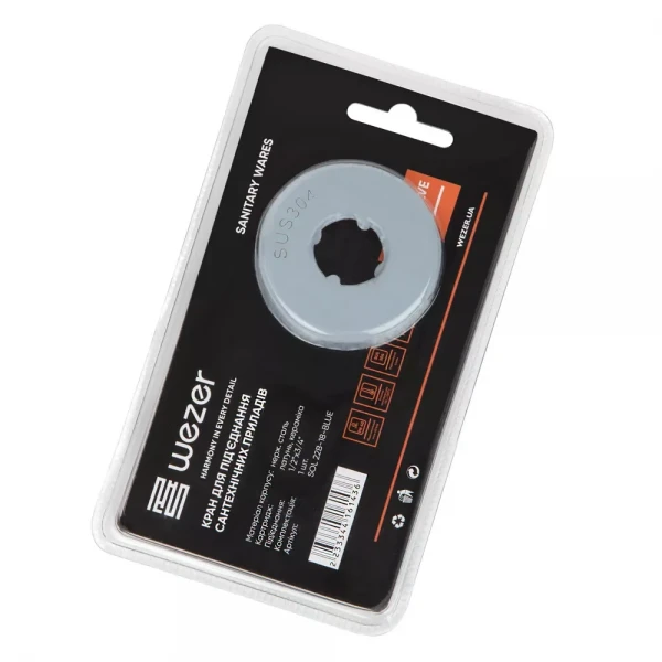 Приборный кран SOL22B-18-BLUE 1/2