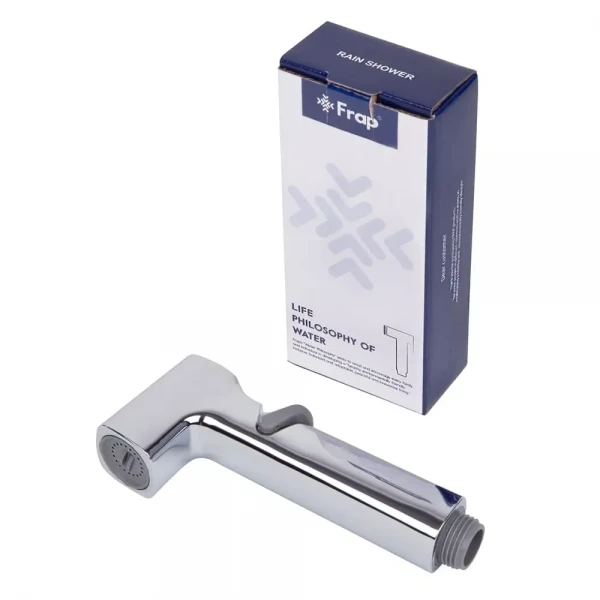 Воронка гигиеническая FRAP F022-1 с регулировкой потока ABS пластик хромированная