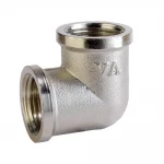 Угольник VLMZ латунный никелированный 1/2