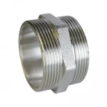 Ниппель VLMZ латунный никелированный L-22