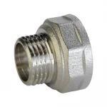 Переходник VLMZ латунный никелированный 3/4