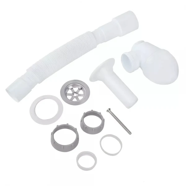 U1010 умивальник 1 1/4*32, литий випуск, гофротруба 40*40/50 {45}