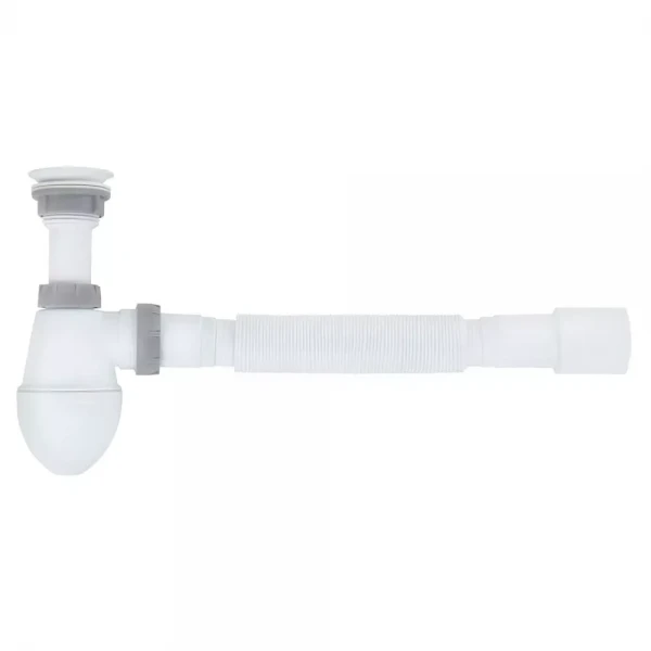 U1011 умивальник 1 1/4*32, різьб. випуск з пласт. сіткою, гофротруба 40*40/50 {45}