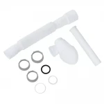 U1012 напівсифон 1 1/4*32, без випуску, гофротруба 40*40/50 {45}