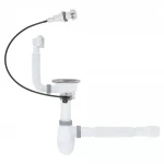 K1013SA кухня 3 1/2*40 напівавтомат, різьб. випуск, універсальний перелив, гофротруба 40*40/50 {25}