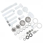 K1116D кухня 3 1/2*40, 2 різьб. випуска різнорівн., пралка, гофротруба 40*40/50 {16}