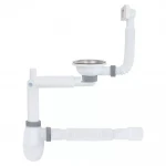 KT1117 кухня 3 1/2*40, різьб. телескоп. випуск, універсал. підкл. приладів, гофра 40*40/50 {20}