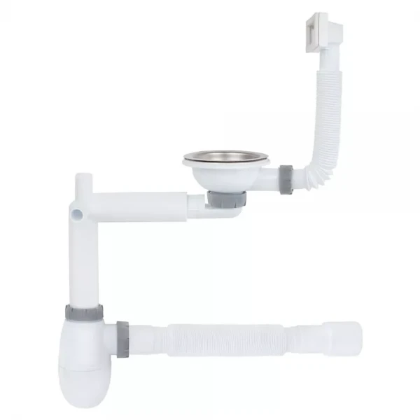 KT1117 кухня 3 1/2*40, різьб. телескоп. випуск, універсал. підкл. приладів, гофра 40*40/50 {20}