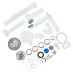 KT1118 кухня 3 1/2*40, різьб. телескоп. випуск, прямий з ревізією, універсал. підкл. приладів+гофра