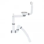 KT1118 кухня 3 1/2*40, різьб. телескоп. випуск, прямий з ревізією, універсал. підкл. приладів+гофра