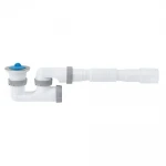 D1013 душ. піддон з ревізією 1 1/2, різьб. випуск, гофротруба 40*40/50 {45}