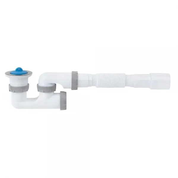 D1013 душ. піддон з ревізією 1 1/2, різьб. випуск, гофротруба 40*40/50 {45}