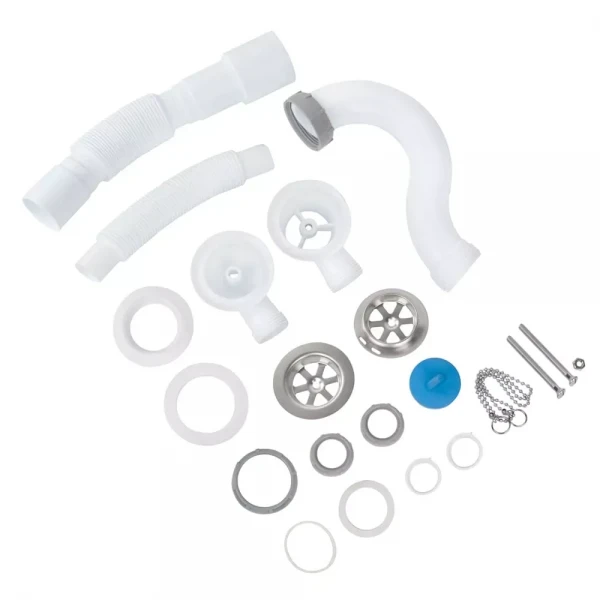 B1010 ванна прямоточна 1 1/2*40, перелив, гофротруба 40*40/50 {35}