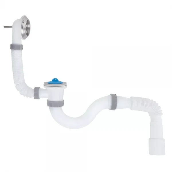 B1010 ванна прямоточна 1 1/2*40, перелив, гофротруба 40*40/50 {35}