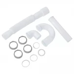 P1010 напівсифон 1 1/2*40, без випуску, прямоточний, гофротруба 40*40/50 {35}