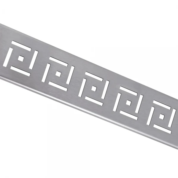 IT03-FT19/600 ITAL Душовий трап 600 мм, поворот. 360, комбін.затвор, Brushed nickel (блістер) {5/1}