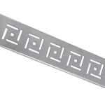 IT03-FT19/700 ITAL Душовий трап 700 мм, поворот. 360, комбін.затвор, Brushed nickel (блістер) {5/1}