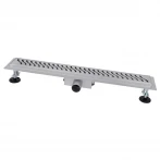 Трап душевой ITAL IT02-FT09/800 800 мм с комбинированным гидрозатвором Brushed nickel