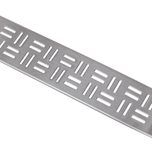 IT02-FT20/600 ITAL Душовий трап 600 мм, комбінований гідрозатвор, Brushed nickel (блістер) {5/1}