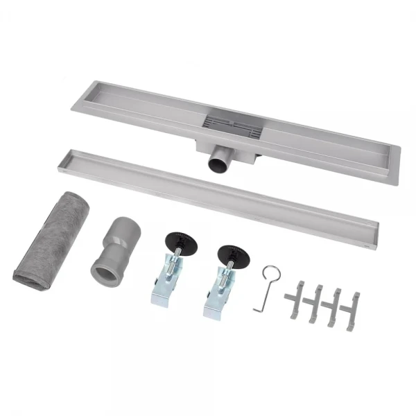 IT02-FT29/ 700 ITAL Душовий трап 700 мм ПІД ПЛИТКУ, комбін. гідрозатвор (блістер) {5/1}