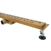 Трап для душа ITAL IT02-FT18/700 700 мм Brushed Gold с комбинированным гидрозатвором