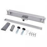 IT05-FT29/500 ITAL Душовий трап 500 мм НАСТІННИЙ ПІД ПЛИТКУ комбін. гідрозатвор (коробка) {5/1}