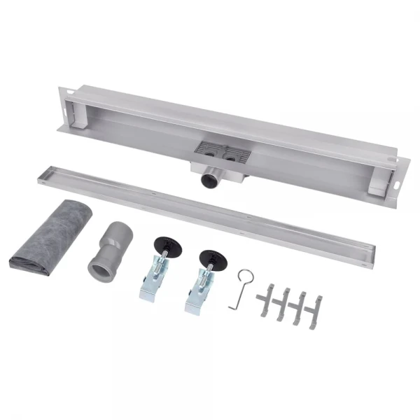 IT05-FT29/500 ITAL Душовий трап 500 мм НАСТІННИЙ ПІД ПЛИТКУ комбін. гідрозатвор (коробка) {5/1}