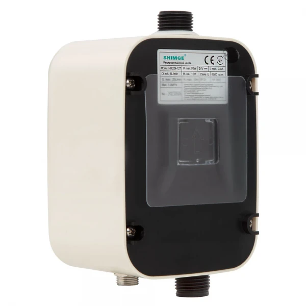 Рециркуляционный насос SHIMGE HBS24-12T Hmax=12м Qmax=1.2м³ с креплением гайкой 1/2