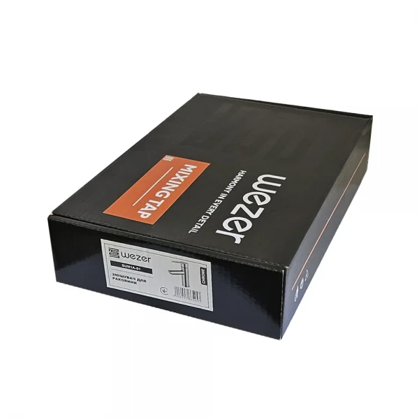 Смеситель для умывальника WEZER SUN1A-01 однорычажный литой излив нержавеющая сталь крепление гайкой Ø35 хром