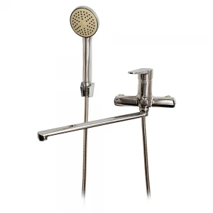 NKL1-146 ванна одноваж. довгий поворот. вилив сплав Ø (хром) {10/1}