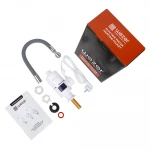 Проточный водонагреватель WEZER SDR-G05T 3.0 кВт с поворотным гибким изливом и датчиком температуры