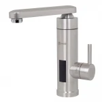 Проточный водонагреватель WEZER SDS-H12T 3.3 кВт с датчиком температуры с поворотным изливом нержавеющая сталь