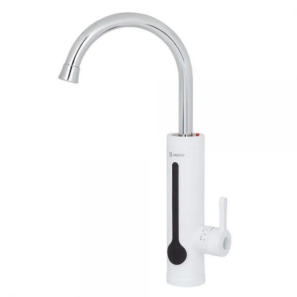 Проточный водонагреватель WEZER SDR-A8TR 3.3 кВт многорежимный с термопредохранителем поворотным изливом и датчиком температуры