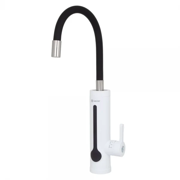 Проточный водонагреватель WEZER SDR-G8TR 3.3 кВт с датчиком температуры многоступенчатый с термопредохранителем с гибким изливом