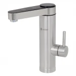 Проточный водонагреватель WEZER SDS-H9TC 3.3 кВт из нержавеющей стали с поворотным изливом, ступенчатой ​​регулировкой температуры и датчиком температуры