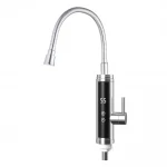 Проточный водонагреватель WEZER SDS-F9TC 3.3 кВт из нержавеющей стали с датчиком температуры с регулировкой температуры