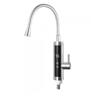 Проточный водонагреватель WEZER SDS-F9TC 3.3 кВт из нержавеющей стали с датчиком температуры с регулировкой температуры
