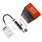 Проточный водонагреватель WEZER SDS-G9TC 3.3 кВт с гибким изливом из нержавеющей стали с датчиком температуры и ступенчатой ​​регулировкой температуры