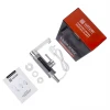 Проточный водонагреватель WEZER SDR-H16T-Grey 3.3 кВт с поворотным изливом и датчиком температуры крепления гайкой